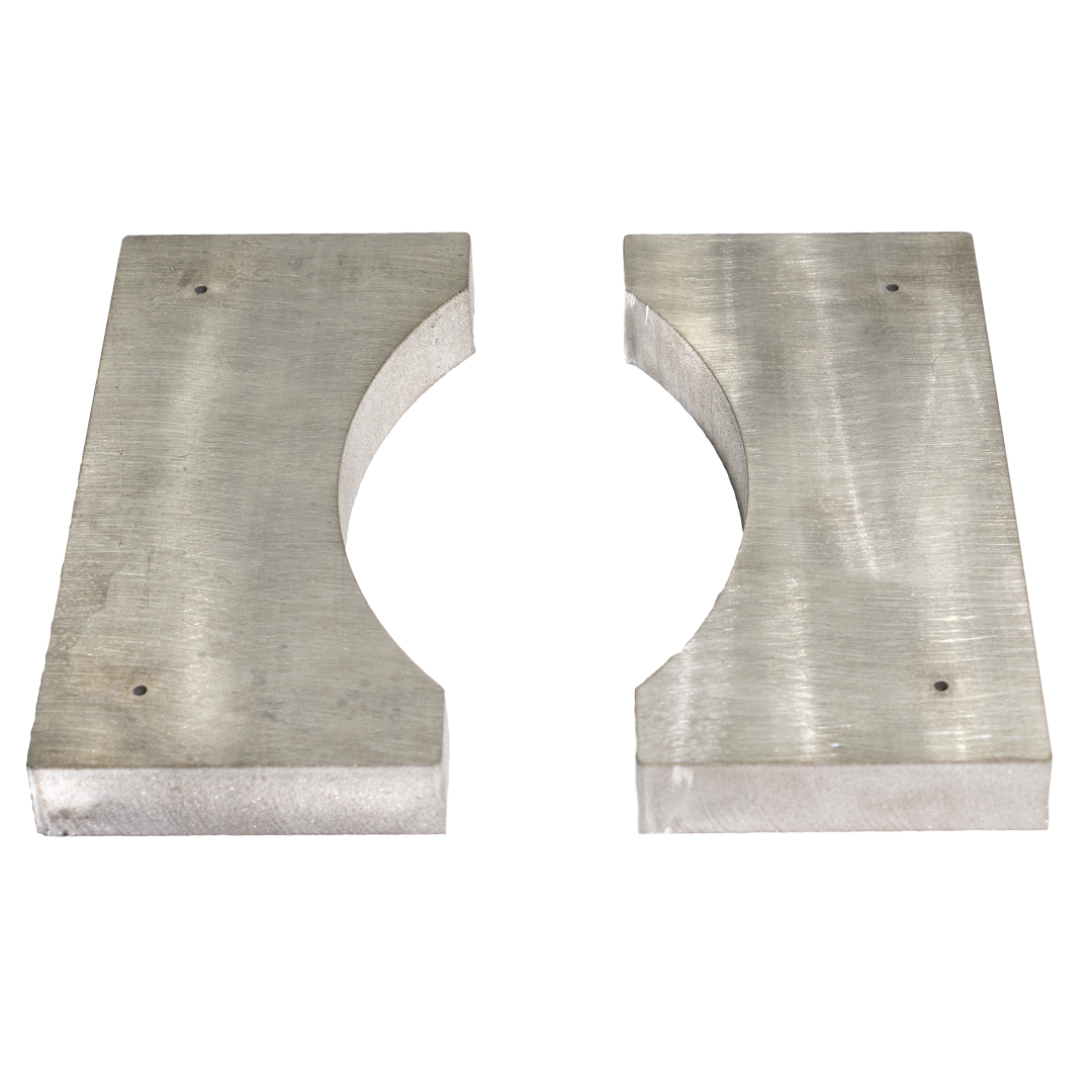 waterjet cut aluminum blocks