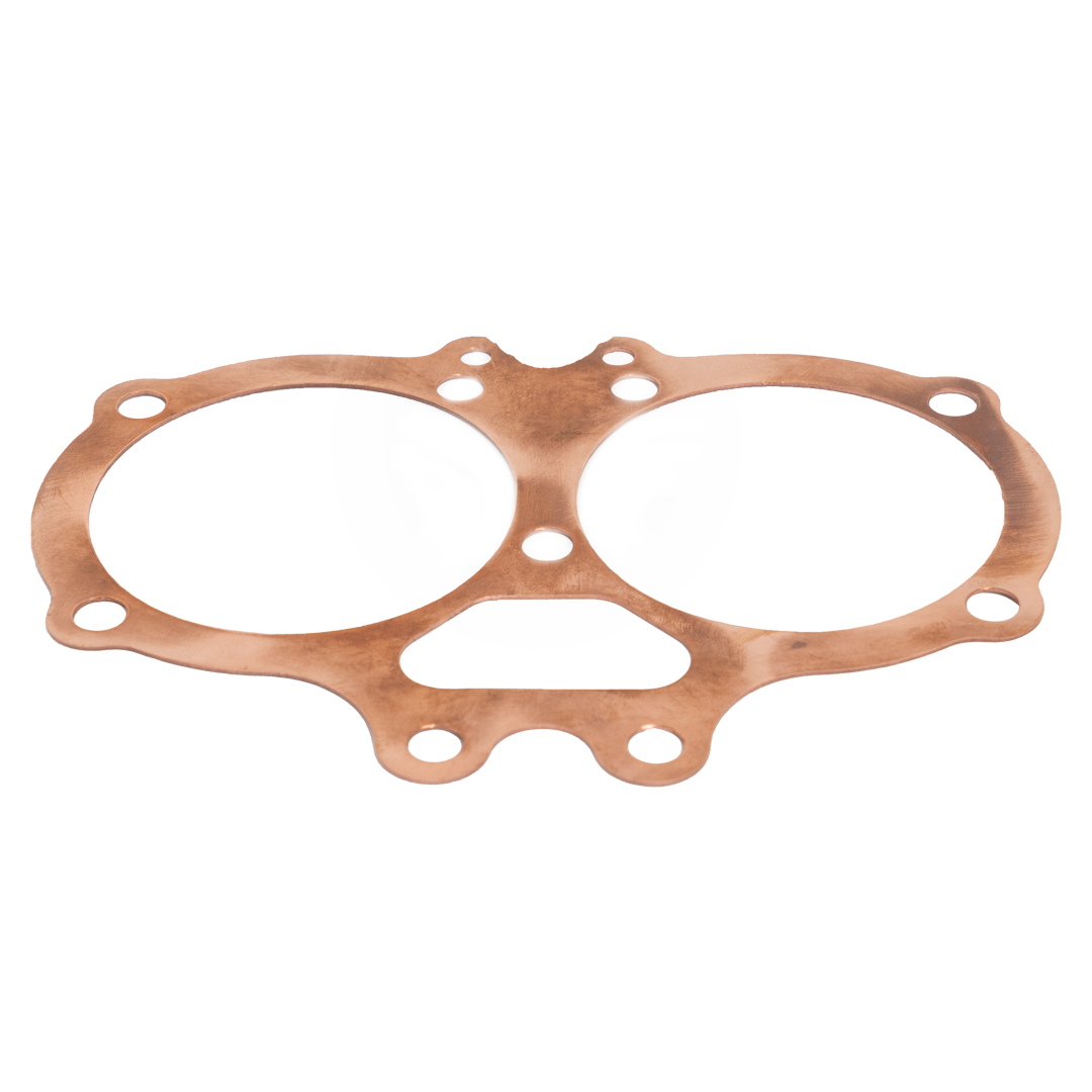 waterjet cut copper motorcycle gasket