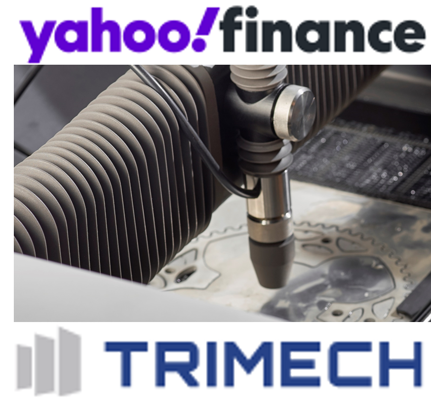 Yahoo Finance reports that Trimech now sells WAZER waterjets